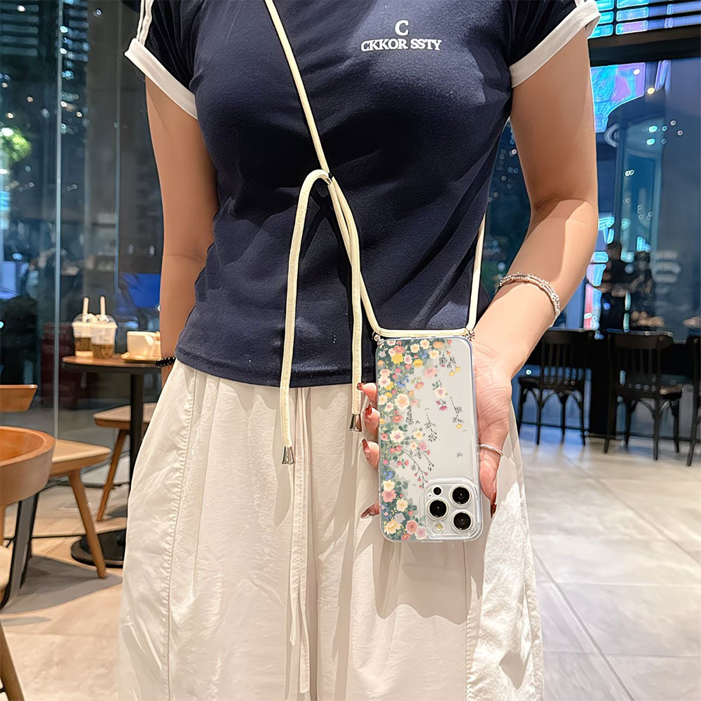 Crossbody Lanyard Strap Phone  - Plants X ulasan dan harga
