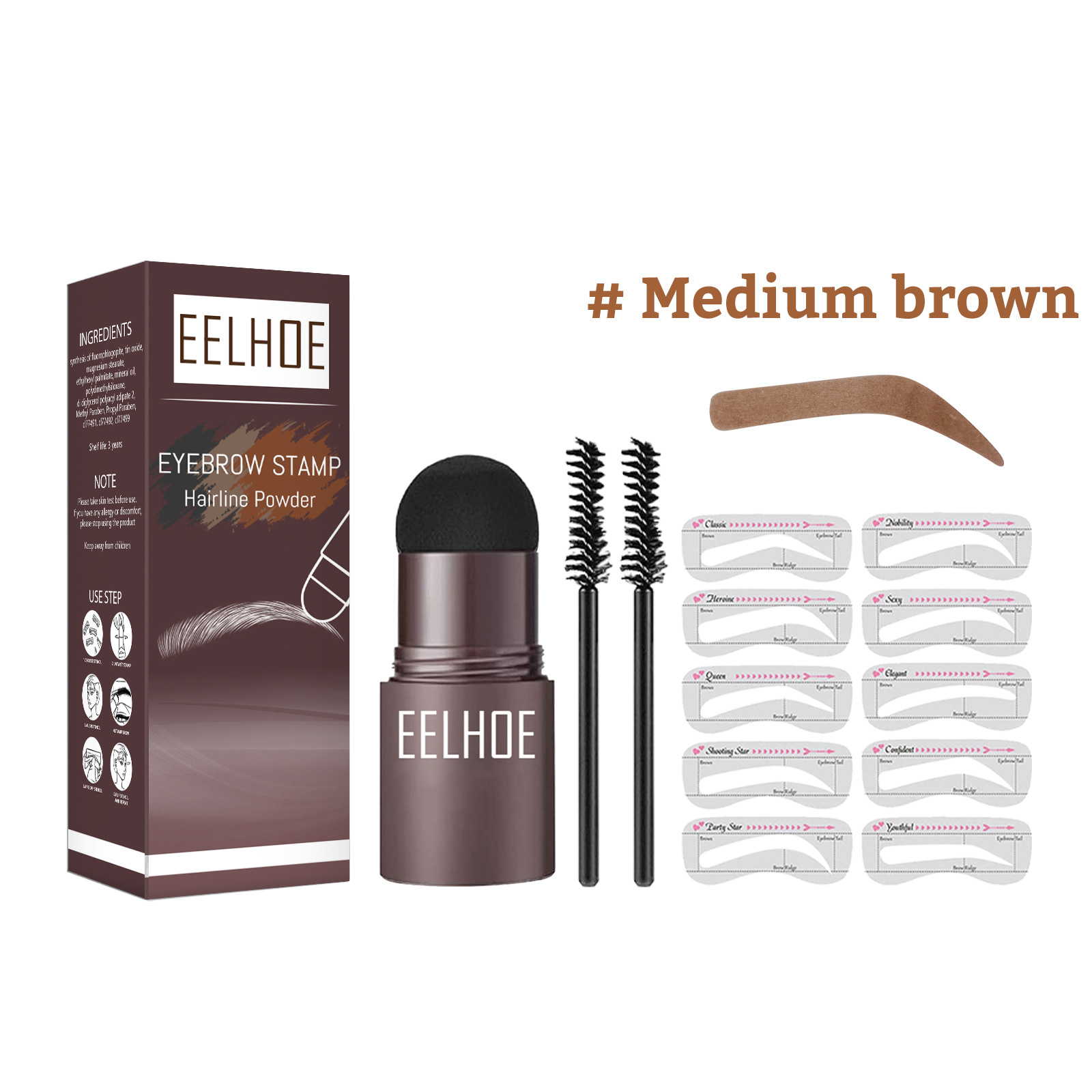 Eelhoe Eyebrow Stamp Shaping E - Plant Parent Kit ulasan dan harga
