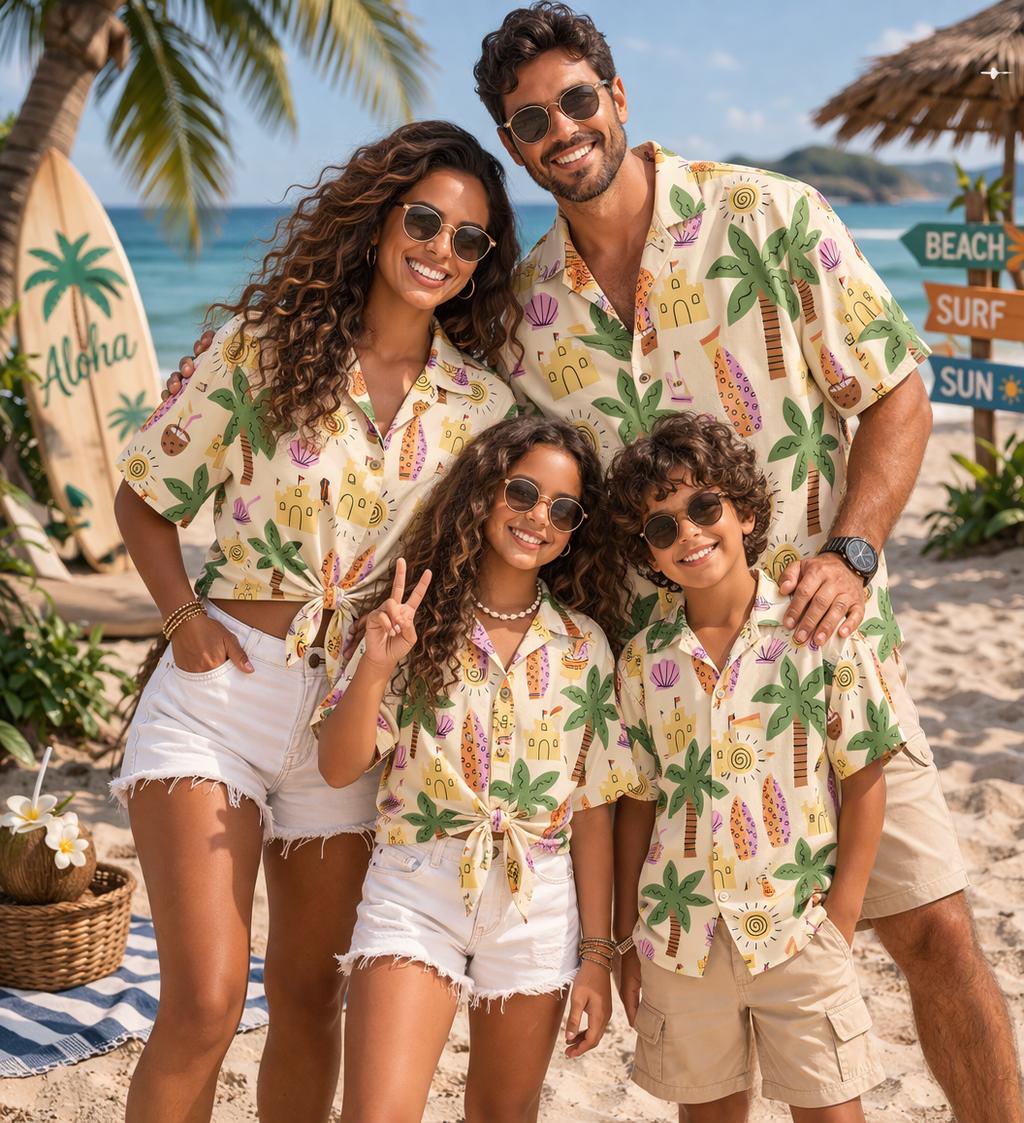 Hawaiian Children's Shirt Plan - Parent Of Plant ulasan dan harga