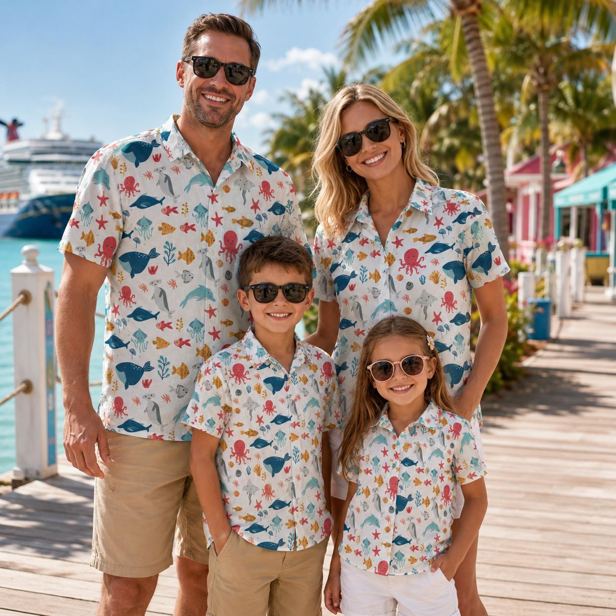 Hawaiian Children's Shirt Plan - Parent Of Plant ulasan dan harga