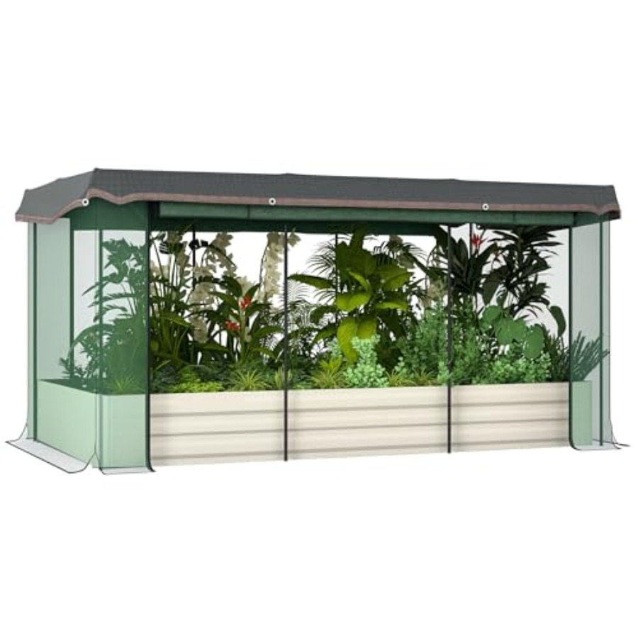 7.3 x 3.4 x 1 ft Galvanized Ra - Plants X ulasan dan harga
